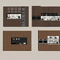 Antique Sideboard 3d model