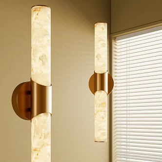 Modern French Wall Lamp 3d model