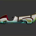 Steampunk Motorcycle Metallic Body With Streamlined Design And Unique Accents