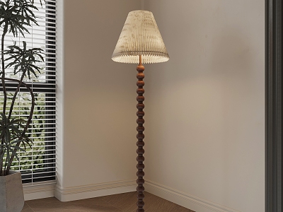 03 floor lamp French floor lamp decorative lamp 3d model