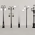Various Styles of Outdoor Lights with Classic Lantern Shades and Lamp Post Designs