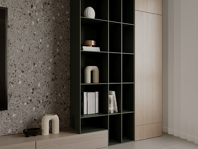 Modern bookcase model