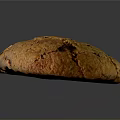Golden Brown Round Biscuit With Cracked Surface And Crunchy Texture For Daily Snack