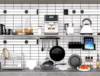 Kitchen Supplies 3d model