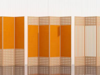 Modern screen screen partition combination 3d model