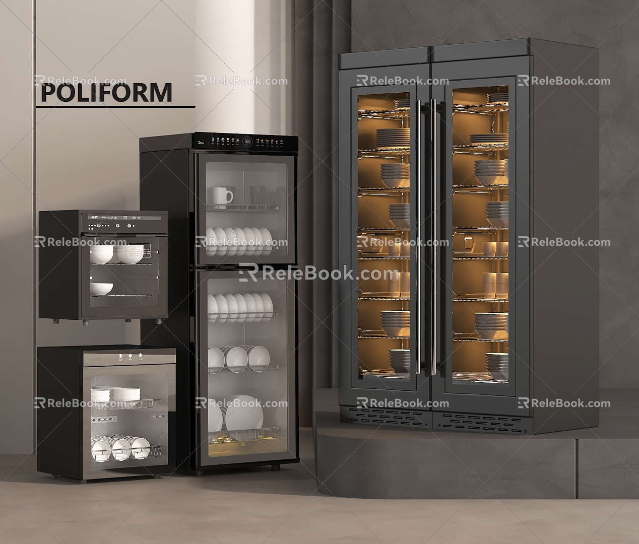 Disinfection cabinet 3d model