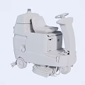 Blue And White Ride On Floor Scrubber Daily Use Electrical Appliance For Efficient Floor Cleaning