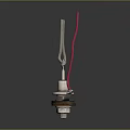 High Performance Computer Internal Metal Component With Red Cable And Durable Design