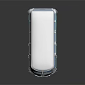 Modern bus minibus minivan driverless bus 3d model