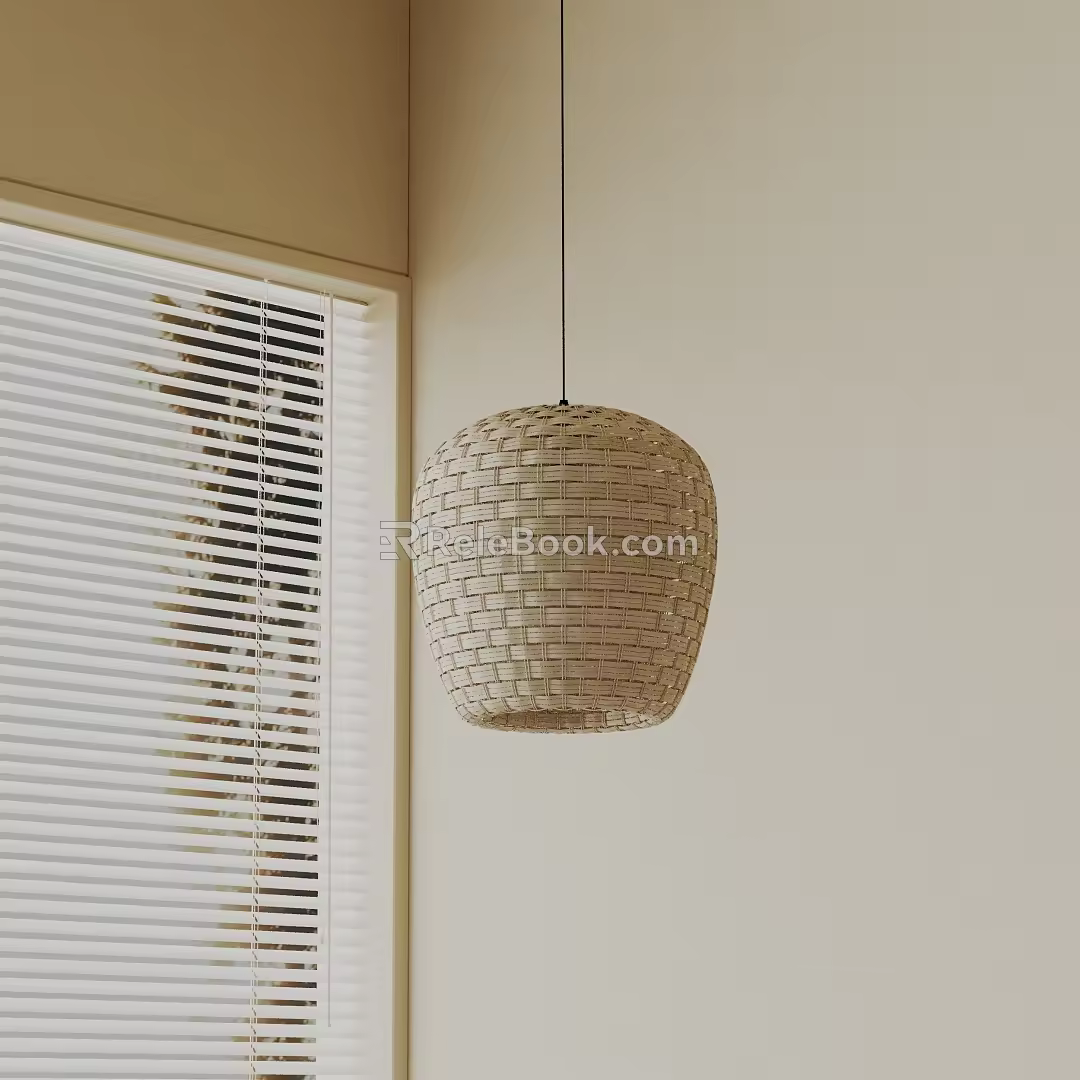 Modern chandelier 3d model