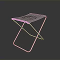 Foldable Leisure Chair With Lightweight Metal Frame And Mesh Seat Design