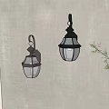 American Wall Lamp 3d model