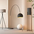 Modern Floor Lamps With Tripod Arc And Cylinder Designs For Living Room Interior Decor