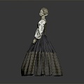 Long skirt mid-length skirt fashion long skirt mid-length skirt fashion dress skirt short skirt fashion skirt one-body skirt 3d model