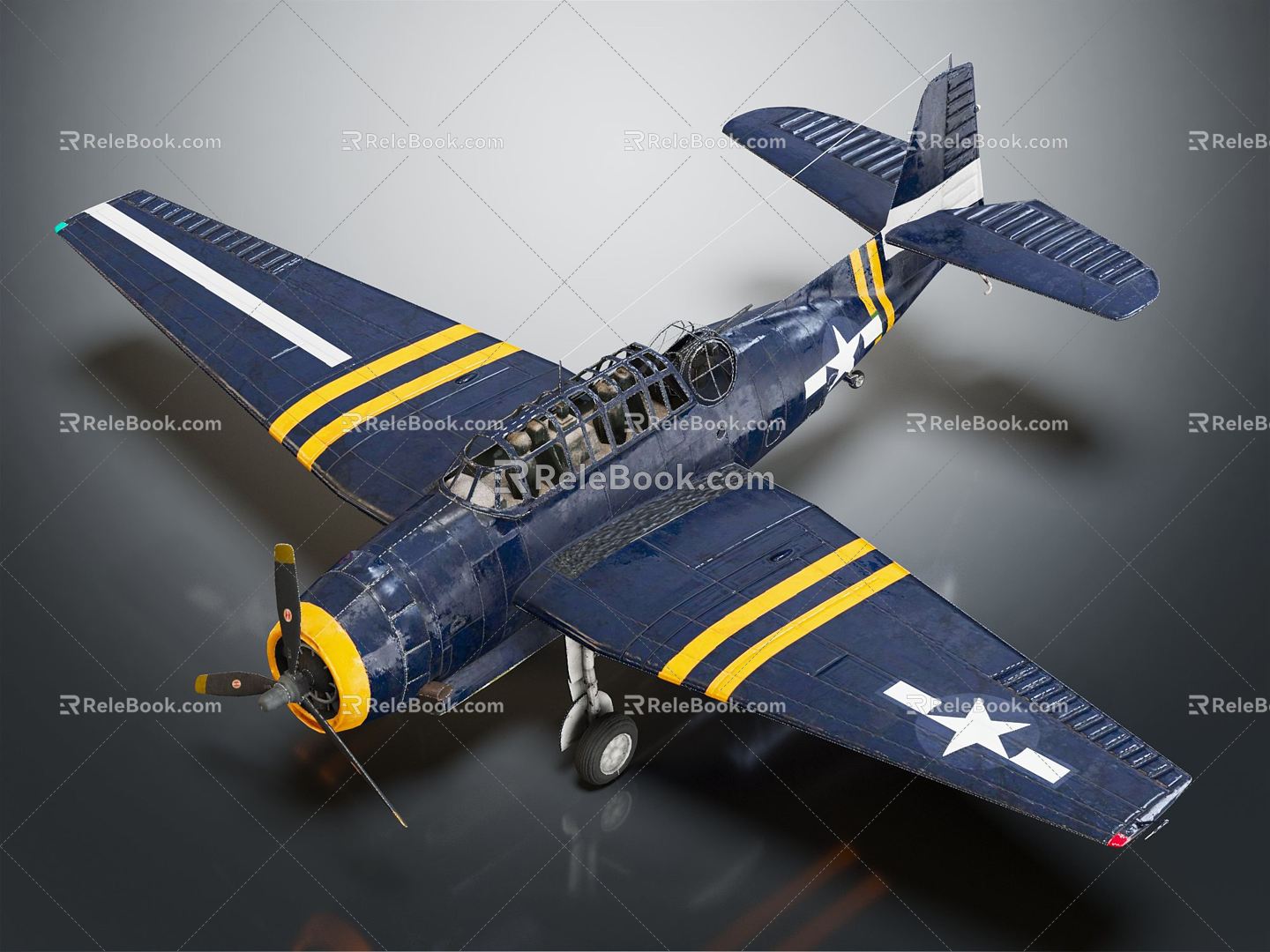 Modern Bomber American Bomber 3d model