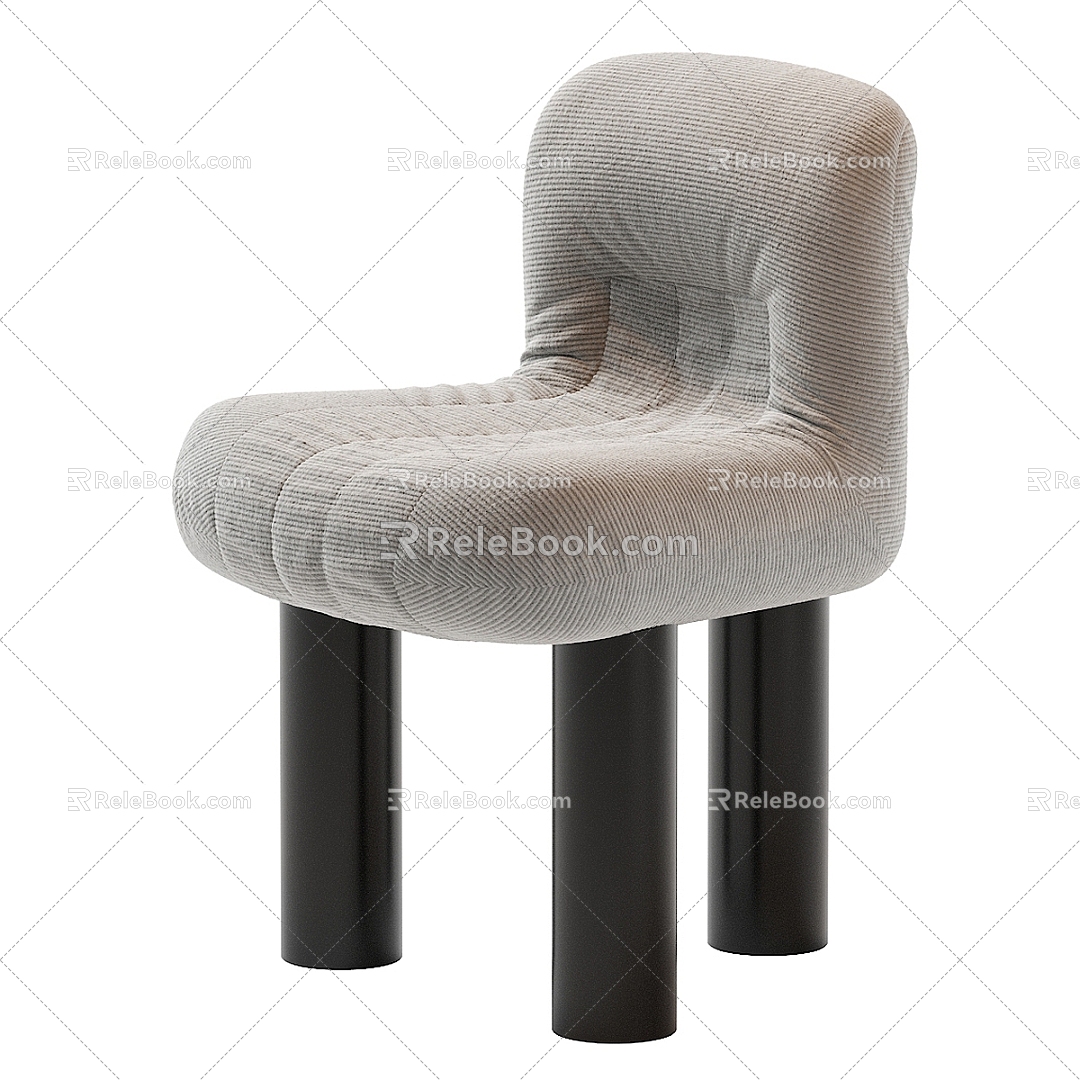 BOTOLO Single Chair Dining Chair 3d model