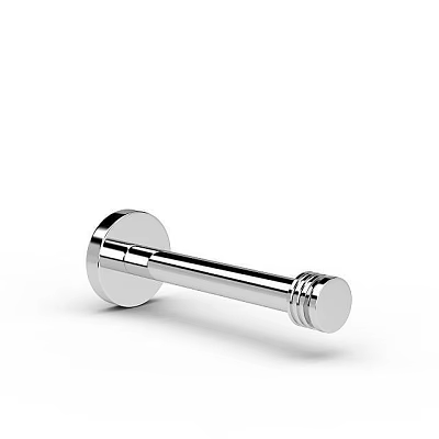 Sleek Stainless Steel Towel Bar Modern Bathroom Accessory with Durable Design and Smooth Finish 3d model