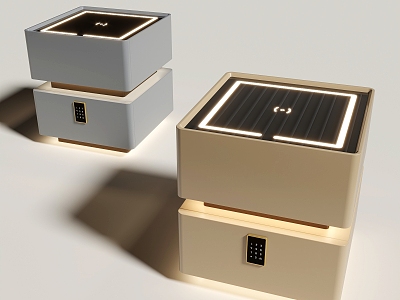 Smart bedside table model