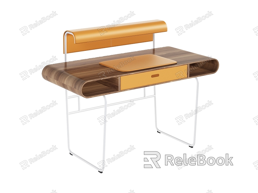 Simple Fashion Atmospheric Leather Desk model