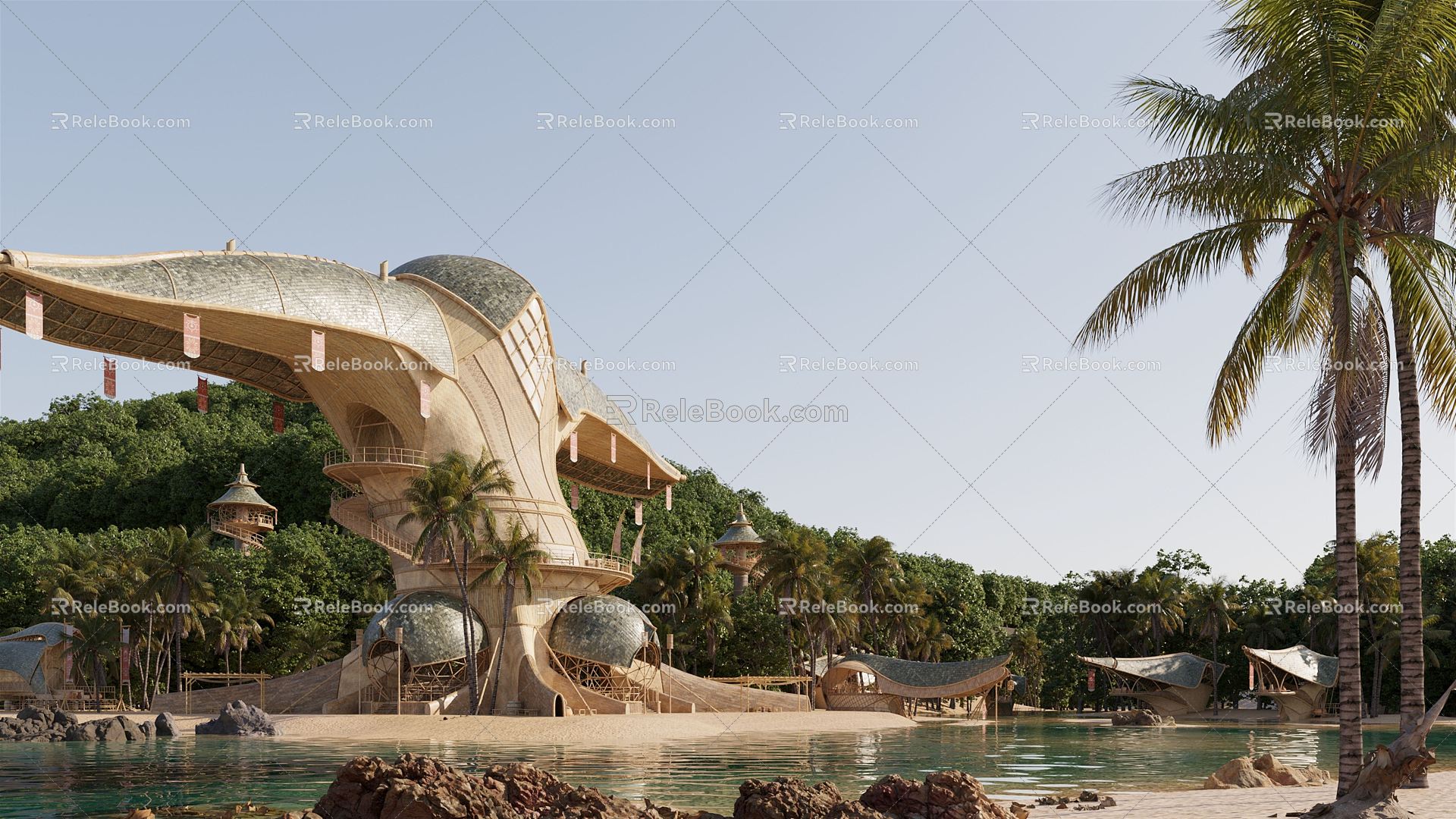 Modern Resort 3d model