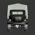 Military Battle Tank With Tracked Chassis Armored Turret And Long Barrel Cannon
