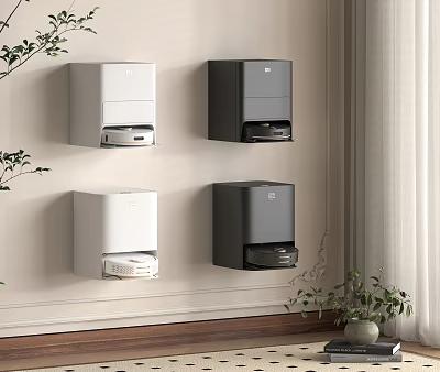White And Black Wall Mounted Daily Electrical Appliances For Modern Home Interior 3d model