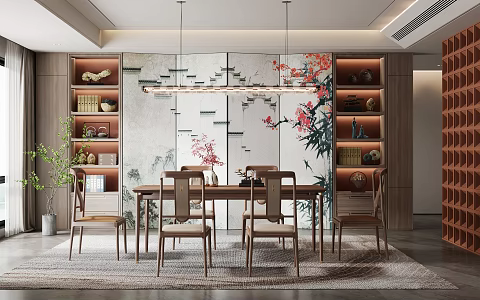 New Chinese Restaurant 3d model