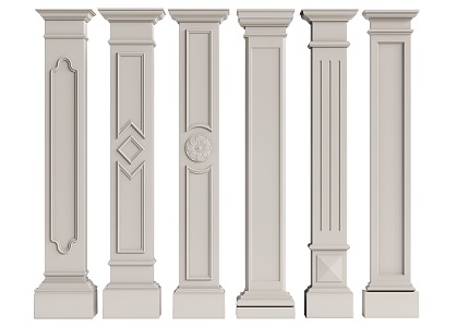 Jane's Roman Column Decorative Column 3d model