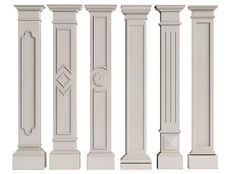 Jane's Roman Column Decorative Column 3d model