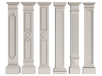 Jane's Roman Column Decorative Column 3d model