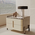 Modern Bedside Cabinet 3d model