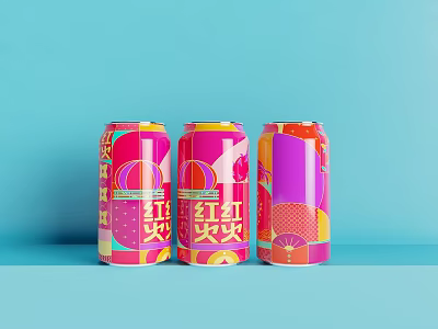 Food Beverage Cans 3d model