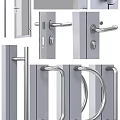 Various Glass Door Styles With Metal Frames And Handle Designs For Home Use