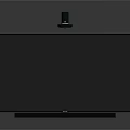 Smart Television With Webcam Streaming Video Content And Apps On Screen