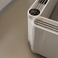 Modern White Electric Radiators Efficient Heating Appliances For Home Indoor Use 3d model