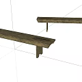 Rustic Wooden Benches With Natural Texture And Simple Design For Home Decor