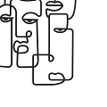 Abstract Line Art Wall Decor With Face Patterns For Modern Home Interior