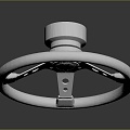 Steering wheel car steering wheel car parts game items 3d model