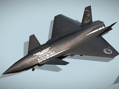 Aircraft Fighter 3d model