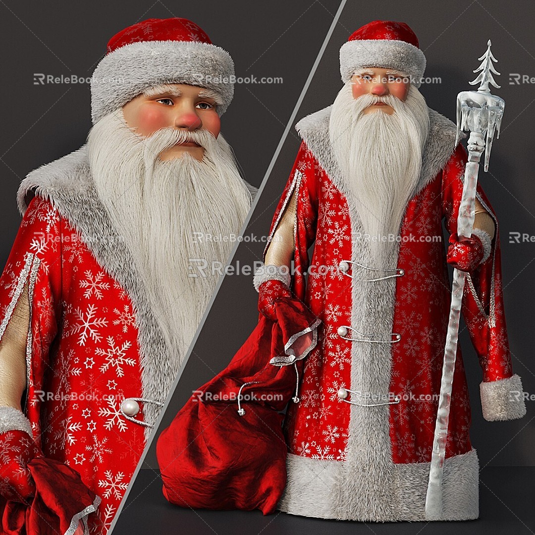 Other Santa Dolls Figurines New 3d model