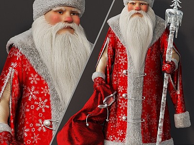 Other Santa Dolls Figurines New 3d model