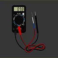 Voltmeter Multimeter Electronic Meter Instrument Meter Electronic Instrument Meter Electronic Instrument Oscilloscope 3d model