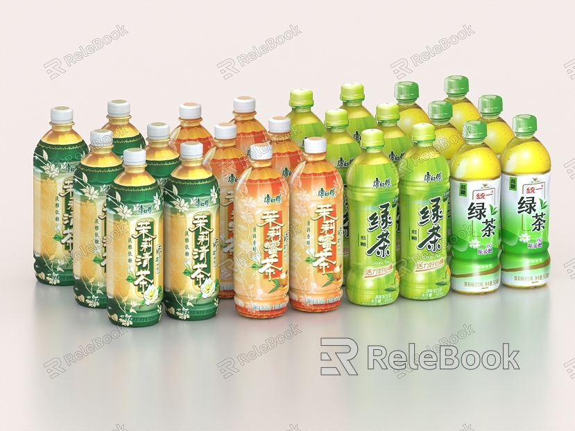 Green Tea Black Tea Ice Black Tea Drink Soda Master Kang Jasmine Tea Honey Tea Drink Bottle model