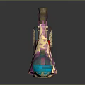 Unique Colorful Decorative Glass Bottles With Various Shapes For Home Decor