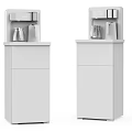 Two White Floor Standing Water Dispensers For Modern Home Daily Use