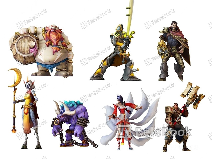 Modern Game Characters model