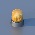 Modern Yellow Shade And Silver Base Lighting Fixture Set For Interior Decor