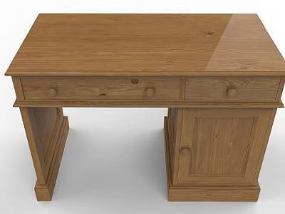 Wooden Storage Cabinet With Drawers And Solid Wood Design For Home Organization 3d model