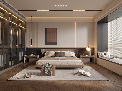 Modern Bedroom 3d model