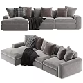 Poliform Dune corner sofa 3d model